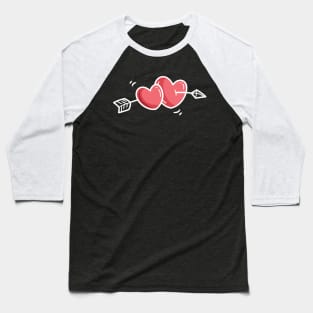 Love Hearts Baseball T-Shirt